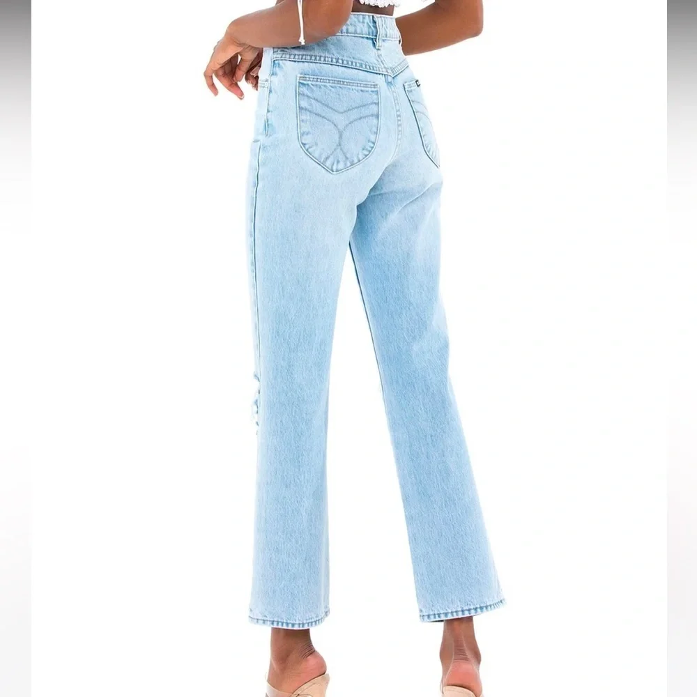 ROLLAS ORIGINAL STRAIGHT in Sunbleach Worn size 28